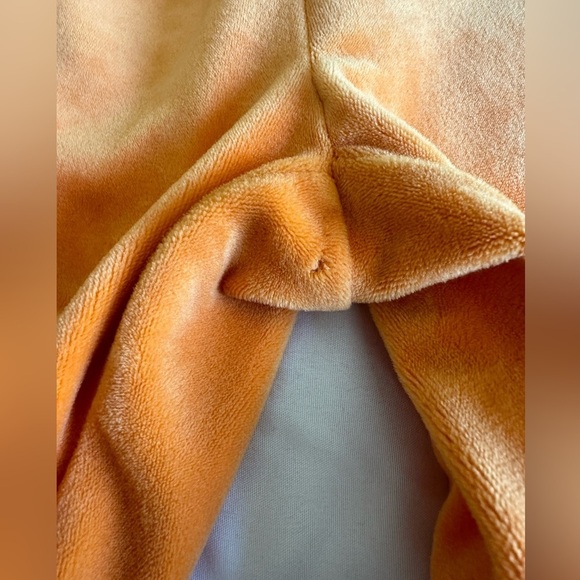 Danielle Guizio ‘Guizio PT2’ Velour Joggers in Orange - Picture 10 of 11